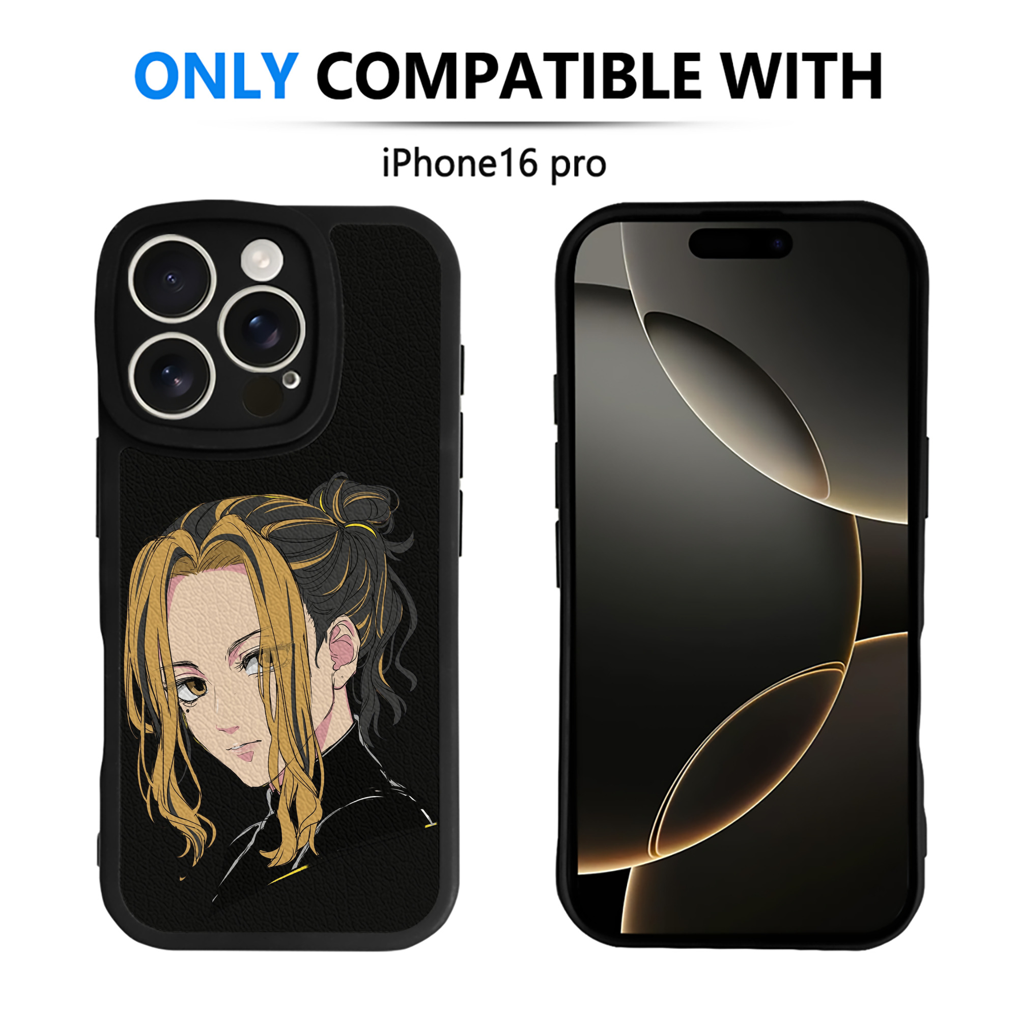 （画像用） 東京リベンジャーズ Tokyo Revengers 【iPhone 16シリーズ対応】シリコンスマホケース（レザー調） 材質：シリコン